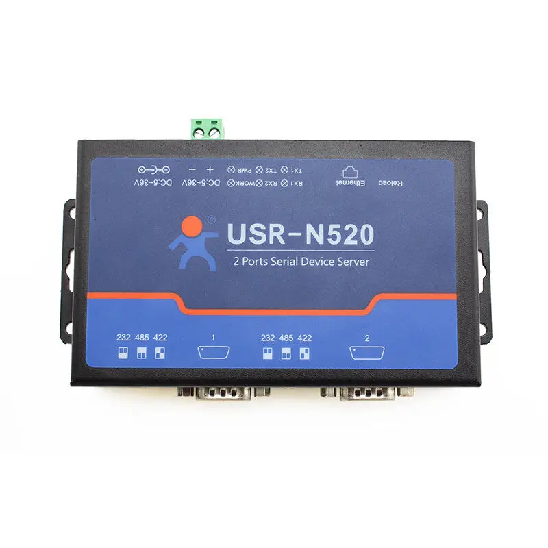 USR-N520 Serial RS232/RS485/RS422 to Ethernet Server Modbus RTU to Modbus TCP