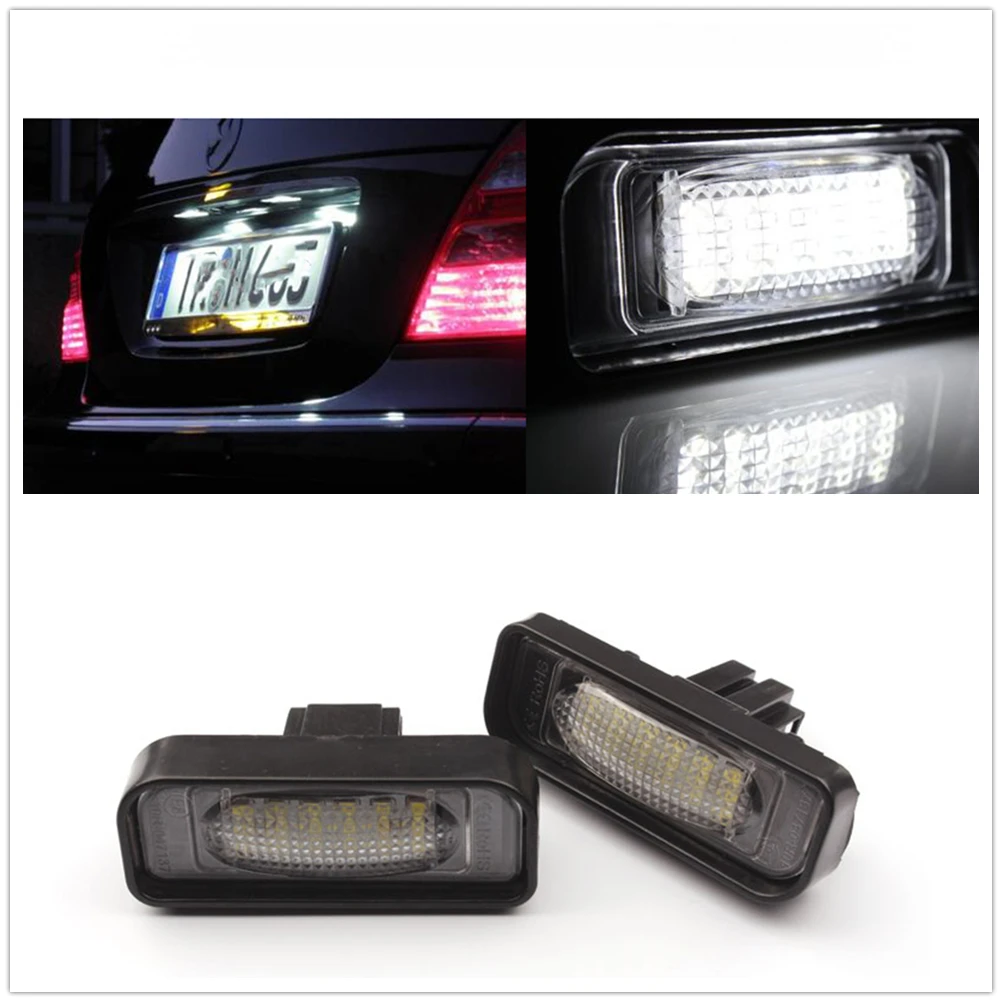 

For Mercedes Benz W220 S Class S320 S420 S430 1999-2005 No Error LED License Plate Light Number Panel Trunk Lid Signal Lamp Bulb