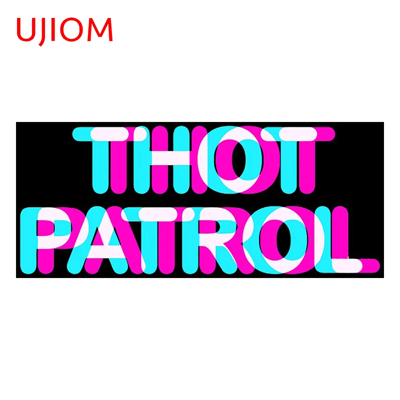 UJIOM Thot Patrol Wall Poster Room Decor Wallpaper Bathroom Waterproof Sticker Switch Panel WallStickers Home Decoration Decal