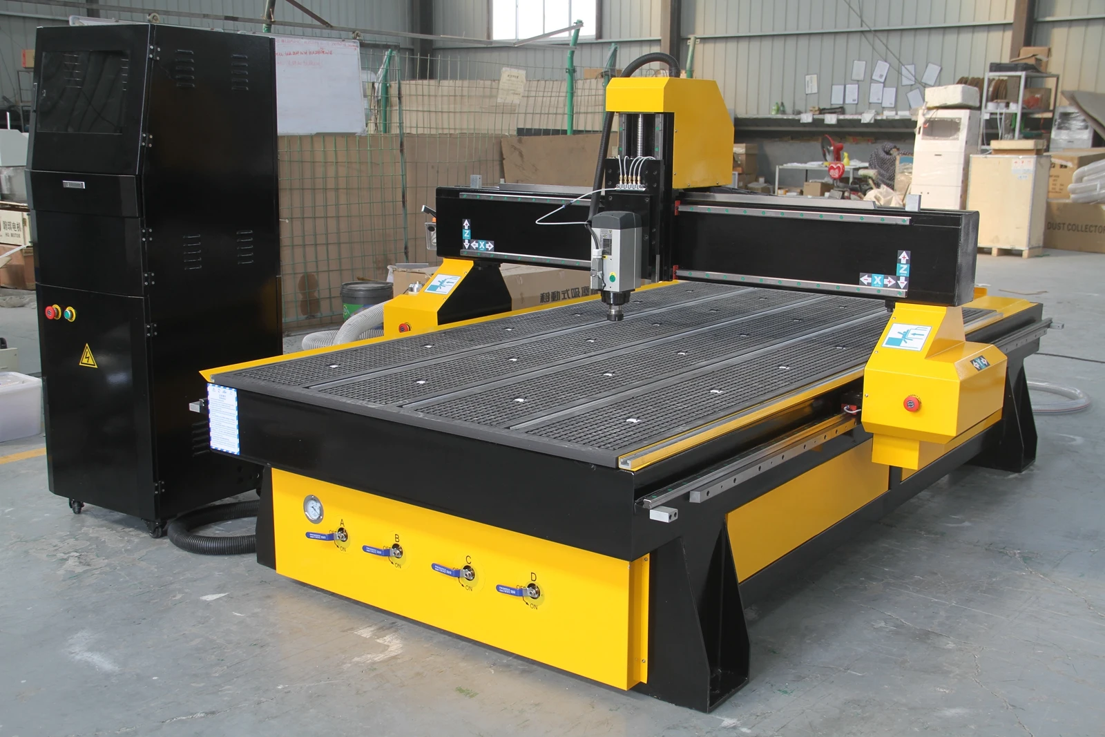 Porta de madeira que faz a máquina cnc roteador multifunções 3d alumínio madeira cnc roteador 1325 torno máquina à venda