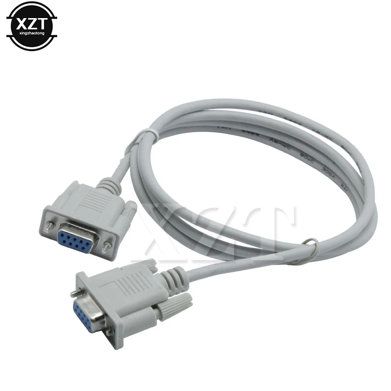 RS232 Cable to RS-232 DB9F to DB9F Female to Female DB9 Connector Serial Null Modem HDPE Insulation Design UL Standard Hot sale