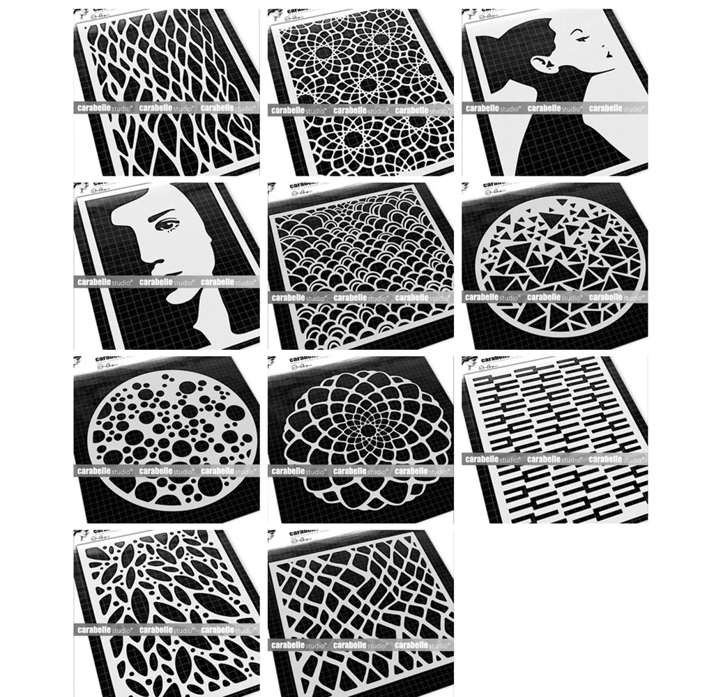 NEW Girl Background Mask Stencil /Seal For DIY Scrapbooking/photo Album Decorative Clear Stamp Sheets A5050