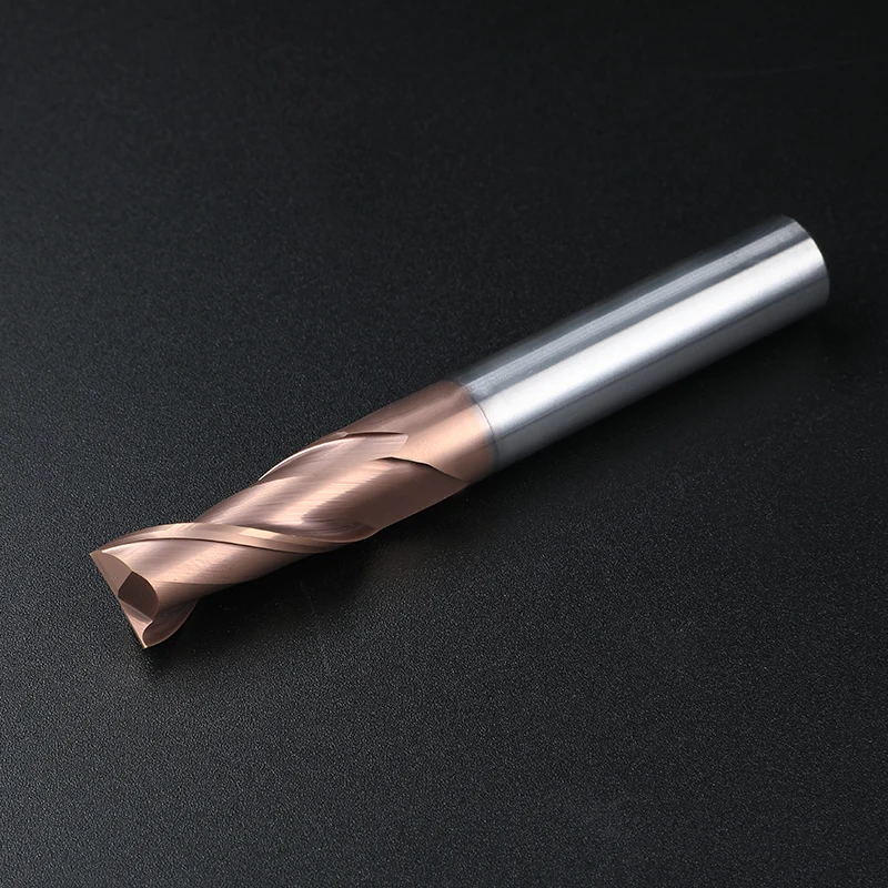 كربيد نهاية مطحنة 2F 2 الناي التنغستن الصلب قاطعة المطحنة باستخدام الحاسب الآلي EndMill الوجه راوتر بت فتحة معدنية أداة