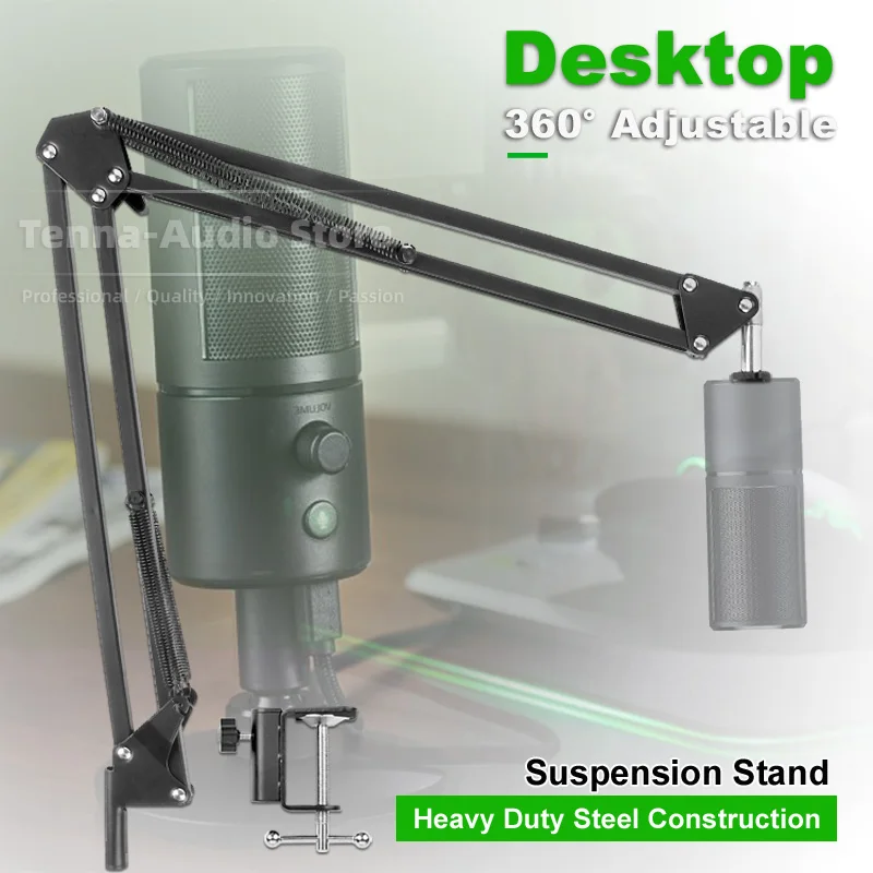 

Tabletop Clamp Suspension Scissor Mic Boom Arm For Razer Seiren X Elite Microphone Stand Table Desk Top Recording Holder Mount