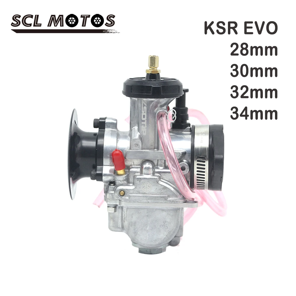 

SCL MOTOS 1PC Motorcycle Carb KOSO Carburetor KSR 28mm 30mm 32mm 34mm Carb Evolution Kit EVO Carb For HONDA YAMAHA KT