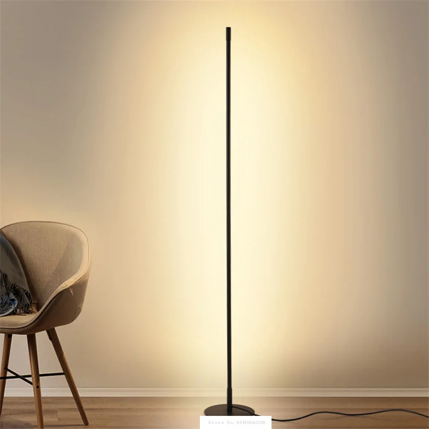 J001 Minimalism Creative Personalized Atmosphere Vertical Led Standard Lamp Sitting Room Bedside Study Living Room Floor Lamp