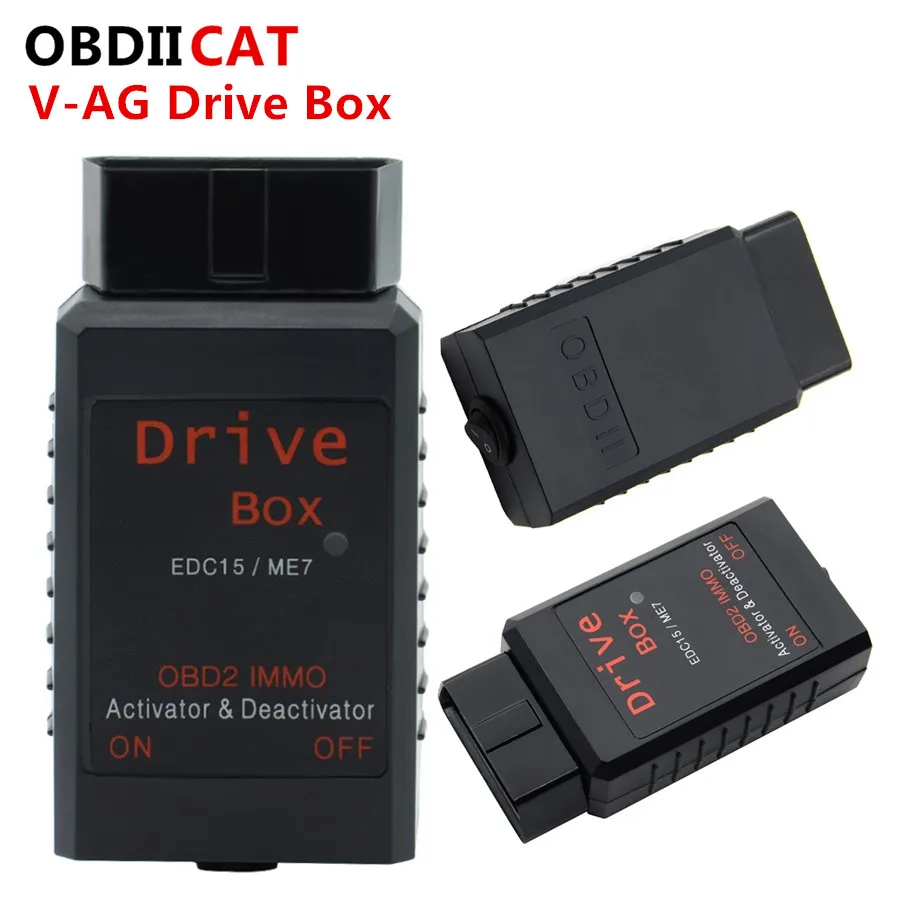 

New Hot sale V-AG Drive Box for Bo--sc--h EDC15 & For ME7 IMMO Activator & Deactivator OBD2 Scanner Auto Car Diagnostic Tool