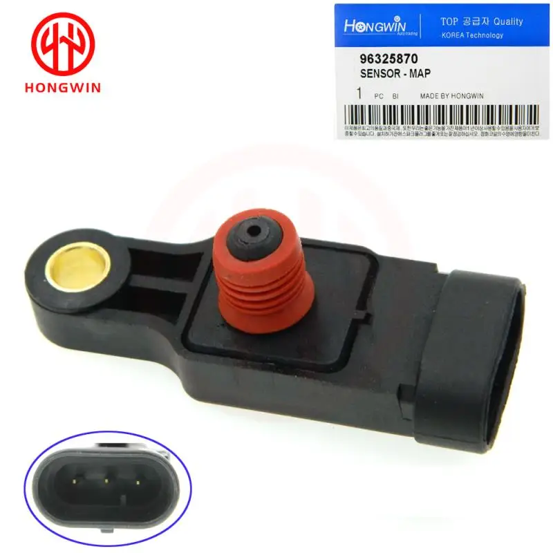 Genuine No : 96325870 New Manifold Absolute Pressure Map Sensor Fits For Chevrolet Spark Aveo Matiz Lova / Daewoo Kalos 25184083