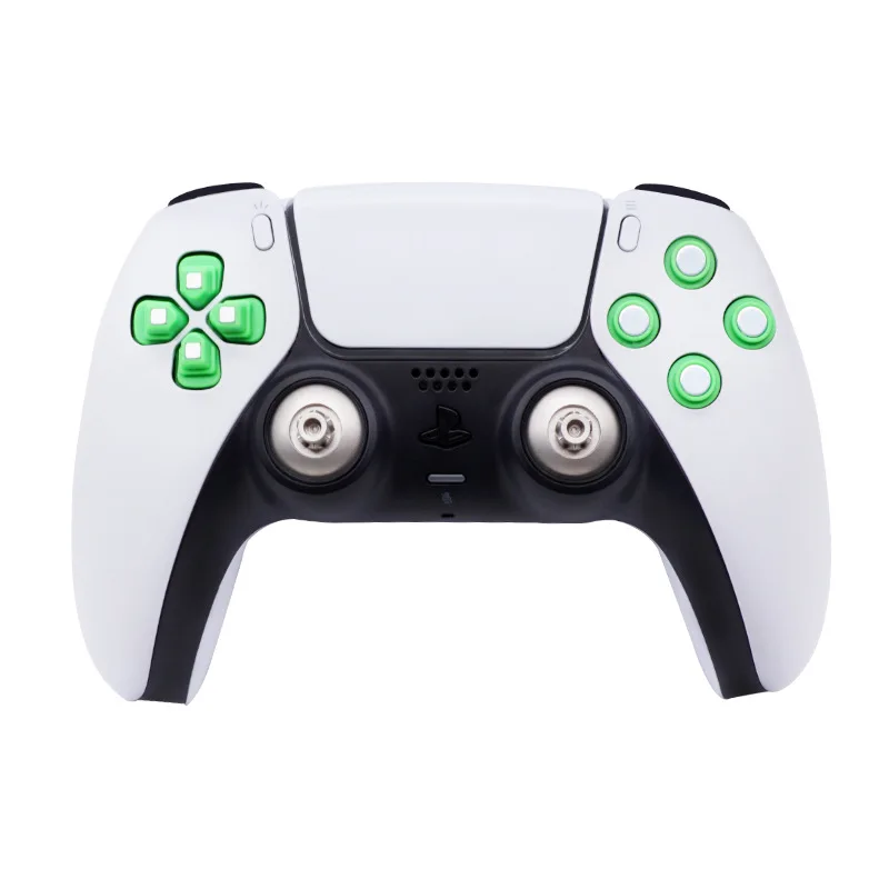 8 Trong 1 Kim Loại Ngón Tay Cái Kẹp Tăng Cường Cần Điều Khiển Analog Dính Hút Căn Cứ Nút Dành Cho Playstation 5 PS5 Bộ Điều Khiển Thay Thế