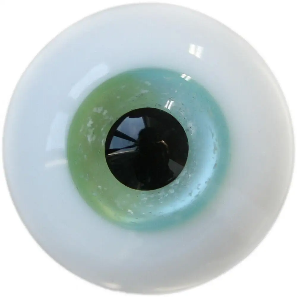 [wamami] 6mm 8mm 10mm 12mm 14mm 16mm 18mm 20mm 22mm 24mm Green Glass Eyes Eyeball BJD Doll Dollfie Reborn Making Crafts