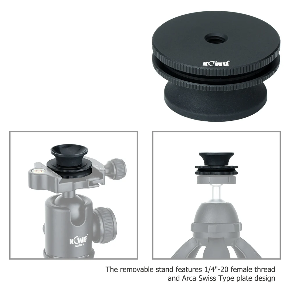 New 3.15" / 80mm Photography Clear Glass Lens Crystal Ball With Removable 1/4"-20 Female Rhread Stand Crystal Decorative Ball