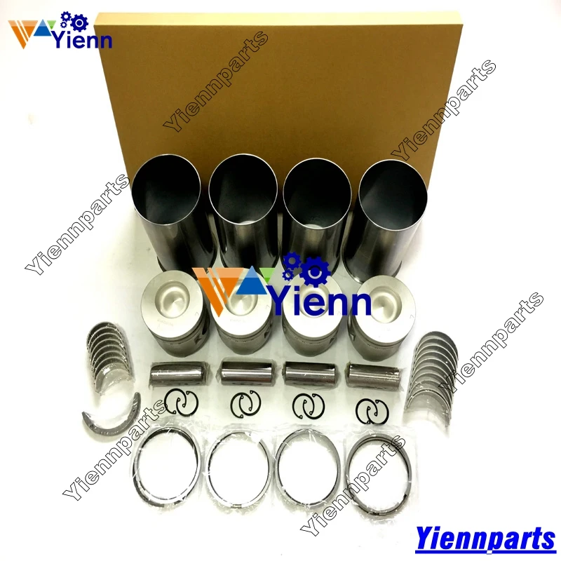 

Комплект для ремонта поршневого кольца для Mitsubishi 4D31, комплект подшипников для KATO HD250 HD400 HD450, запчасти для ремонта двигателя экскаватора