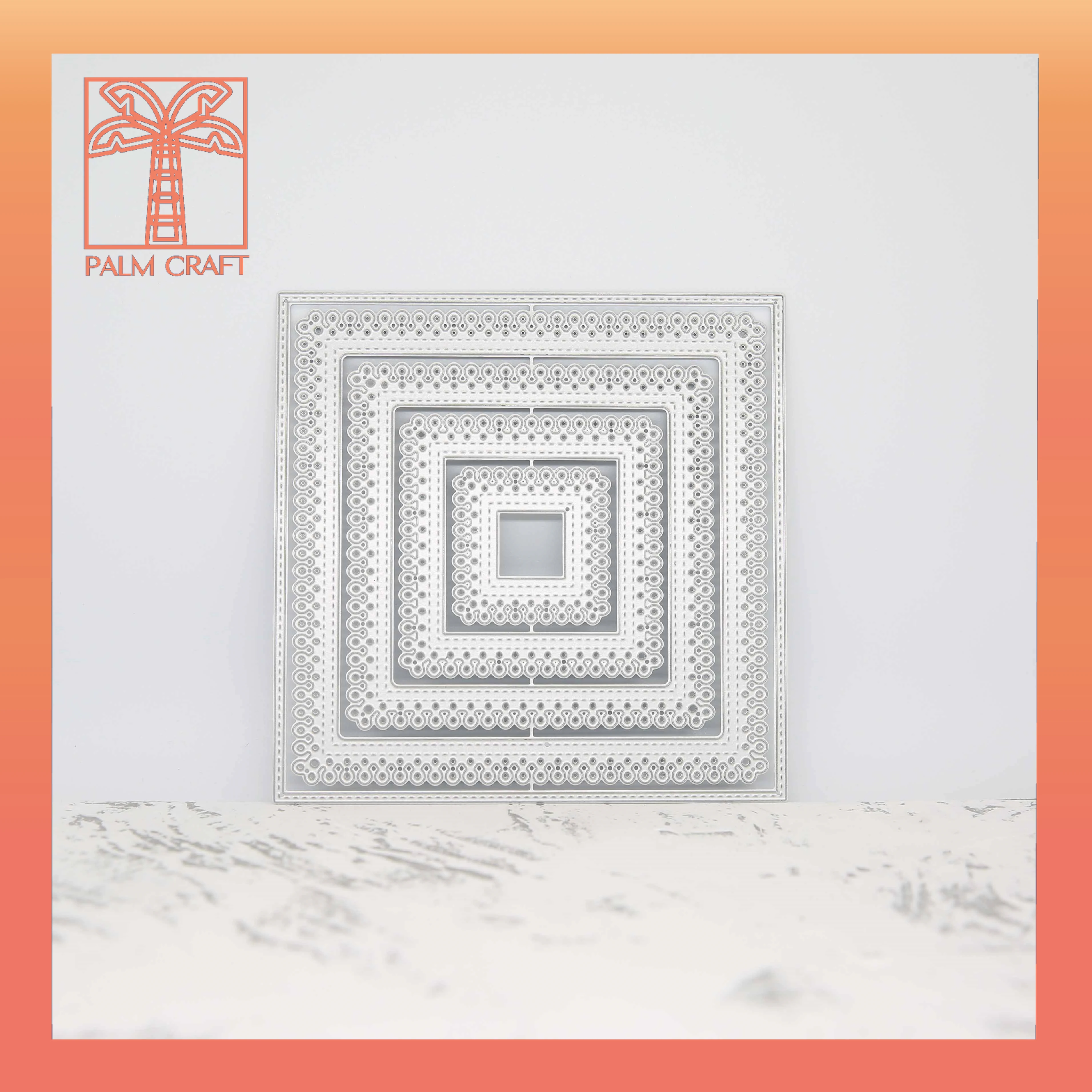 

Square Border frame metal die cutting dies set 2020 DIY Scrapbooking & Stamping Card die cut making Crafts embossing Stencil