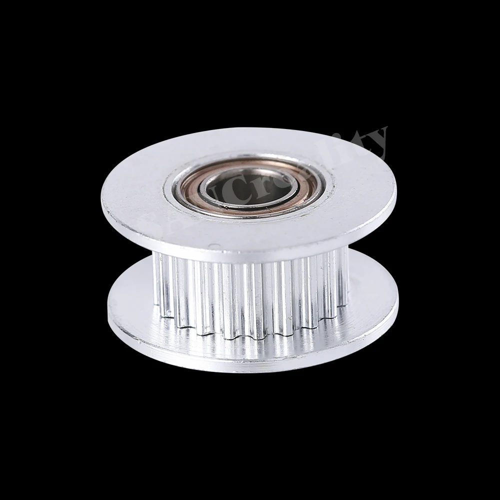 16T/20T GT2 Idler Timing Pulley 16 tooth 20 Teeth with 3/4/5/6mm Bore with Bearings for 3D Printer Parts Timing Belt 6/10/15mm