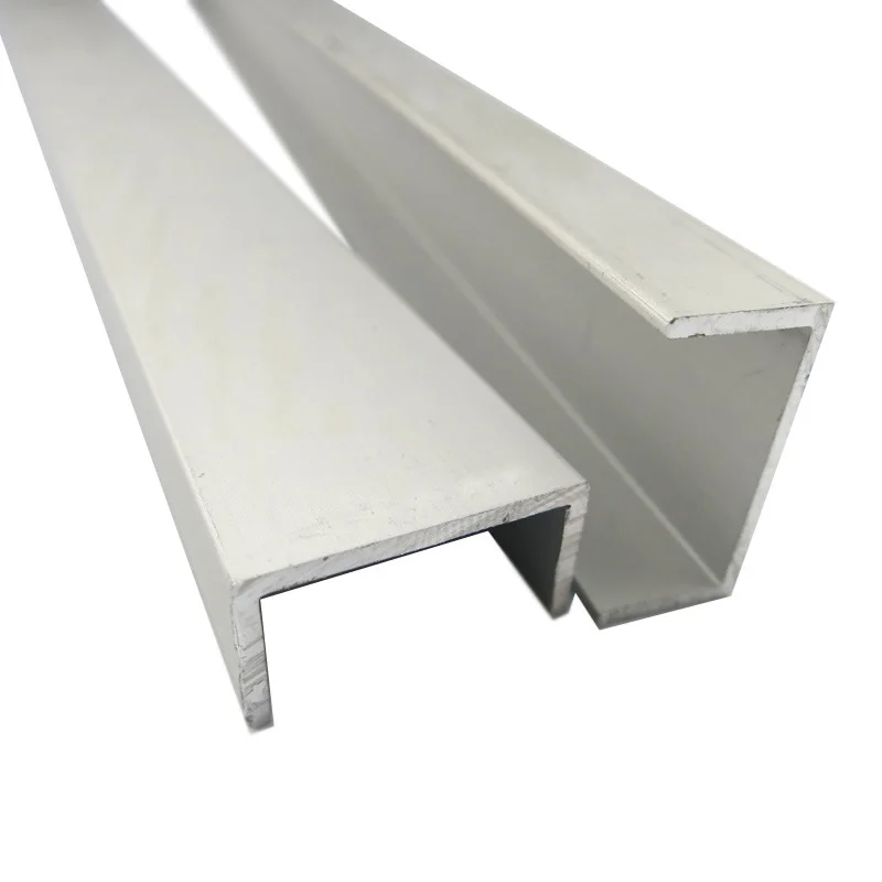 U-shape  Aluminum, Outer width 30mm, length 50cm,aluminum alloy glass covered edge strip