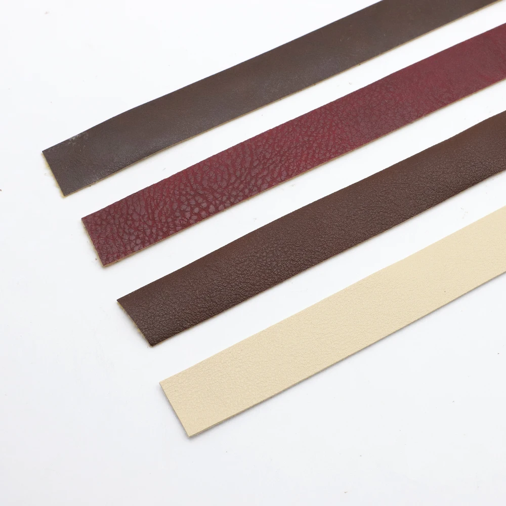 10 Meters DIY Leather Crafts Straps Strips Soft Leather Crafts Accessories Belt Handle Luggage Accessories Durable Luggage Belt