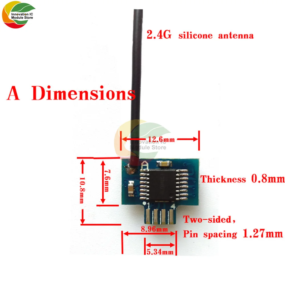 XY-WA XY-WB 2.4G 3.3V Wireless Transceiver Module Long Distance Low Power Anti-jamming LT8920 Ultra NRF24L01 for Arduino STM PCB