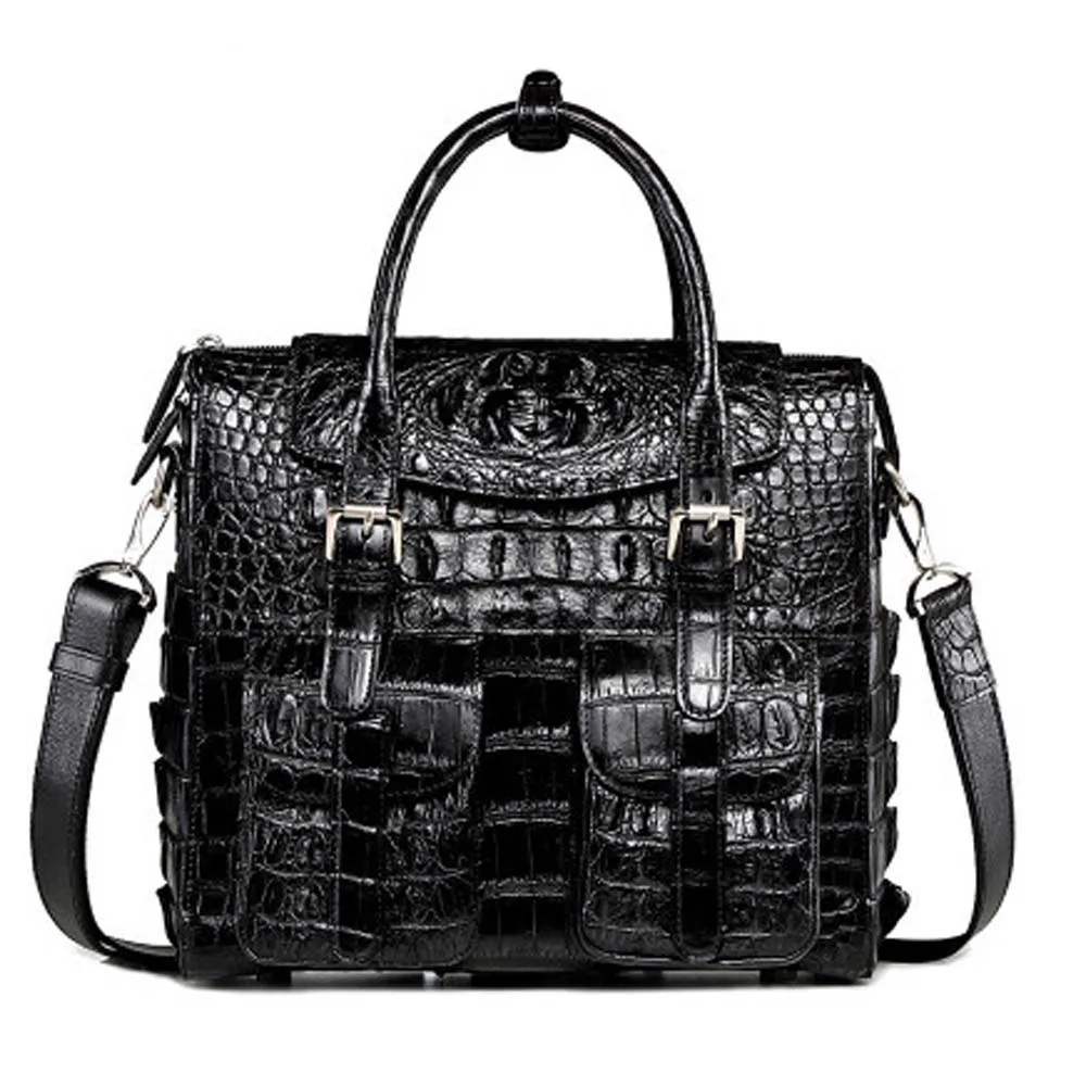 xingmengda handbag  male  crocodile bag new  business  men bag  trend  multi-function large capacity  fashion  Men handbag