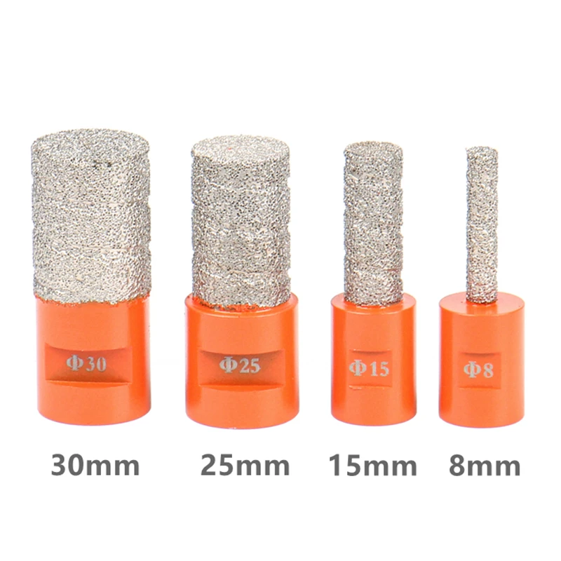 Versery 8-30mm M14 Diamond Hole Drill Finger Bits Porcelain Tile Marble Granite Enlarging Shaping Spiral Groove Milling