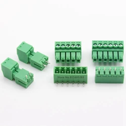 10PCS KF2EDG 3.5/3.81 2P/3P/4P/5P/6P/8P/12P-16PIN PCB Plug Terminal Block Connector+Pin Header Socket 3.5mm 3.81mm Pitch 15EDGK