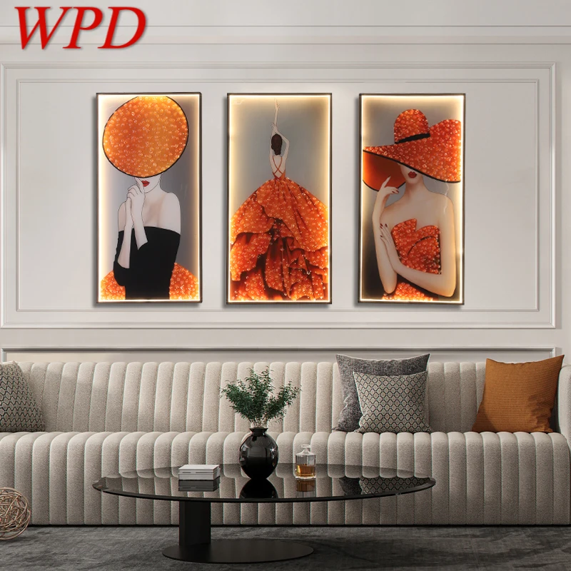 WPD Wall Lamps Modern Fashion Three Pieces Suit Sconces Lighting LED Creative For Home