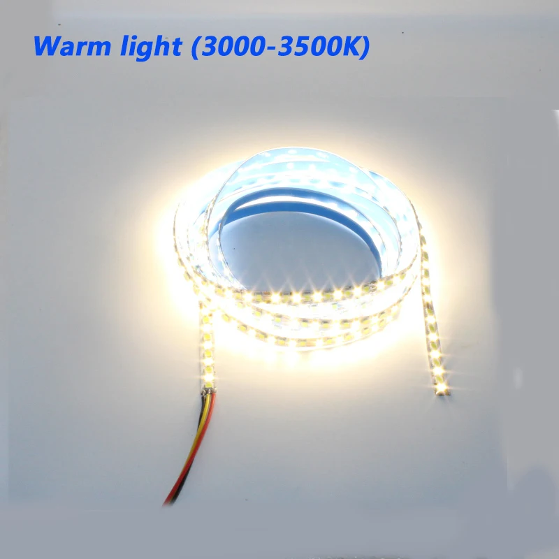 A fita clara alta da largura da tira 8mm do diodo emissor de luz das cores do lúmen SMD2835-200D dobro seja usada na luz do painel etc. da lâmpada do teto dos lustres.