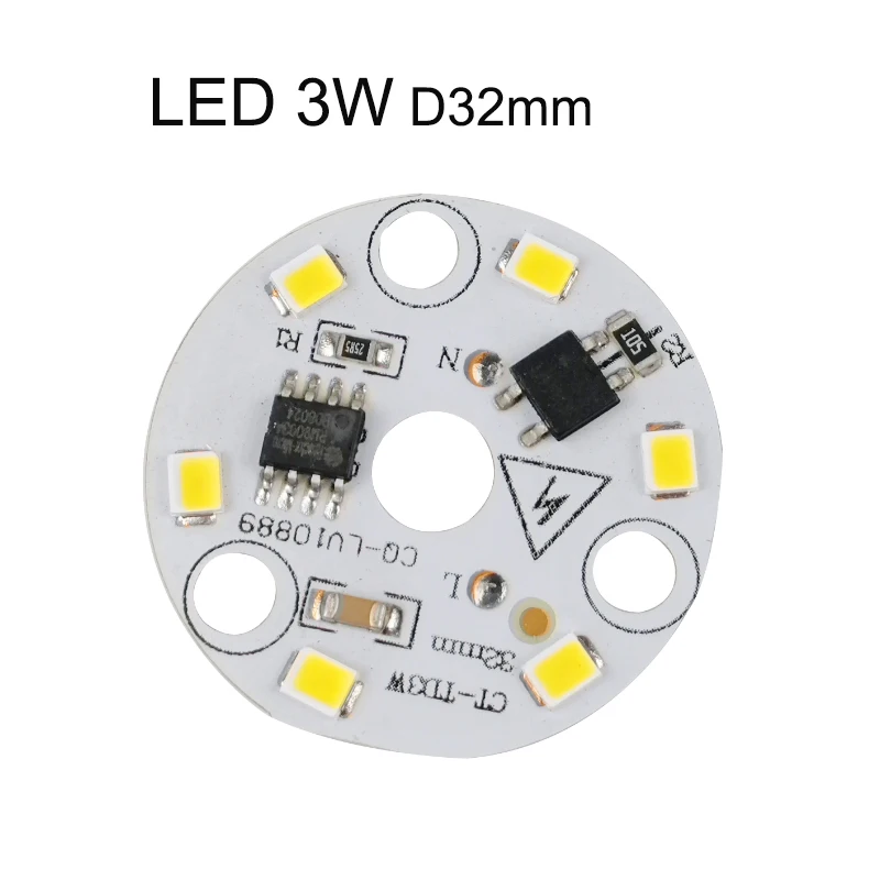 5 sztuk nowy 220v ~ 240V led pcb SMD2835 3w 5w 7w 9w 12w zintegrowany sterownik ic, koraliki Led inteligentny IC SMD, źródło światła Led dla żarówki