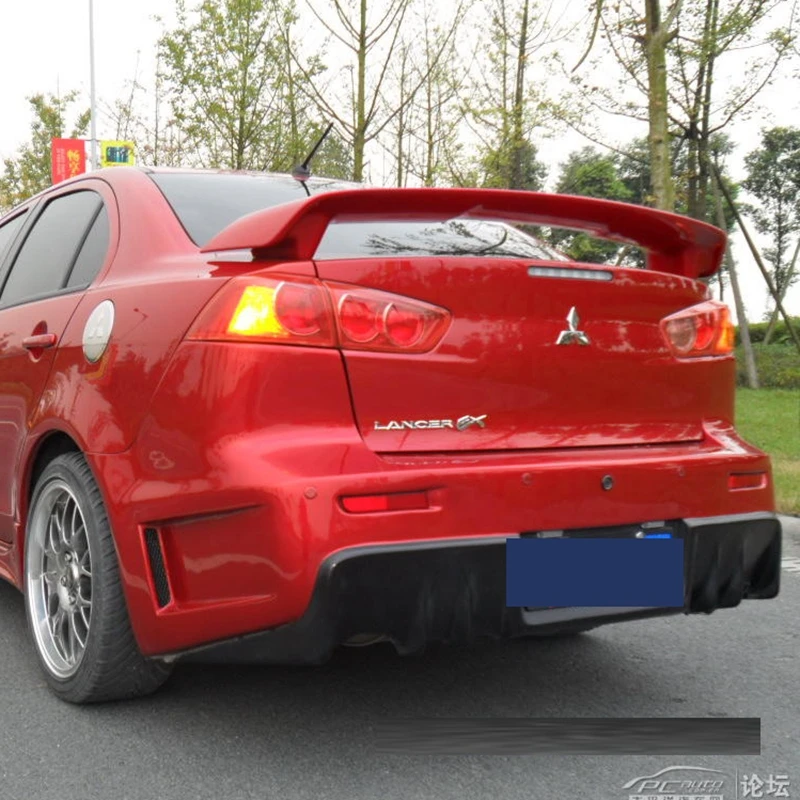 For LANCER EX Spoiler High Quality ABS Material Car Rear Wing Primer Color Rear Spoiler For Mitsubishi LANCER Spoiler 2010-2016 view 5