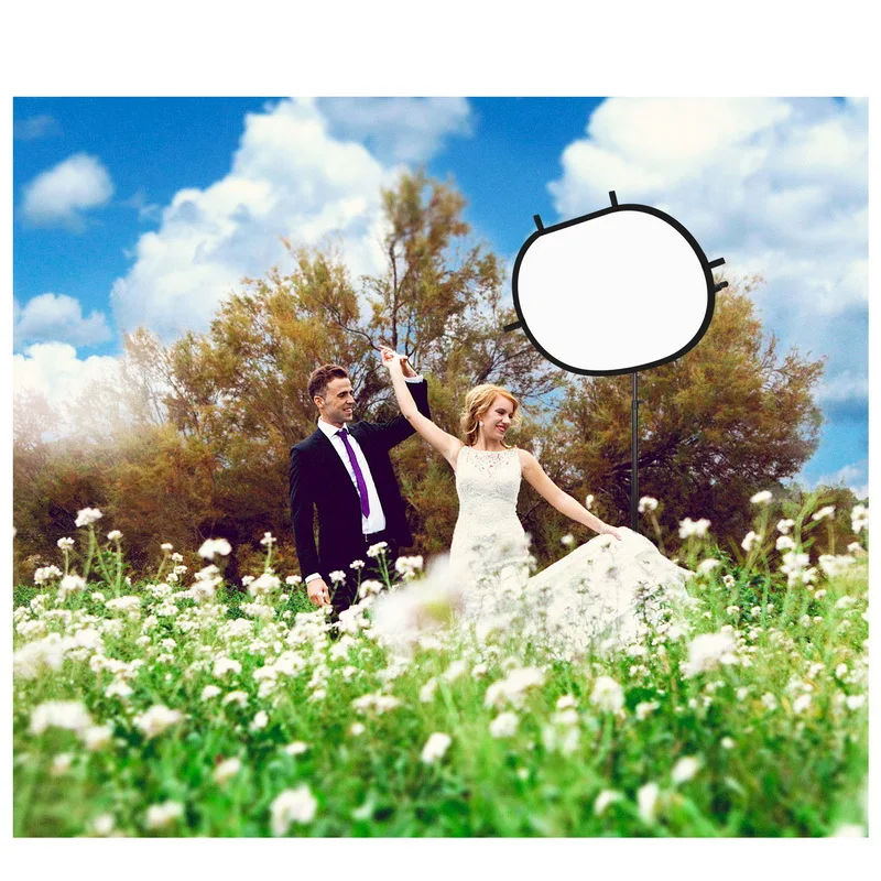 Selens 100X150CM طوي شفافة البيضاوي عاكس التصوير استوديو الصور لوحة لينة الناشر مجلس مع حقيبة محمولة