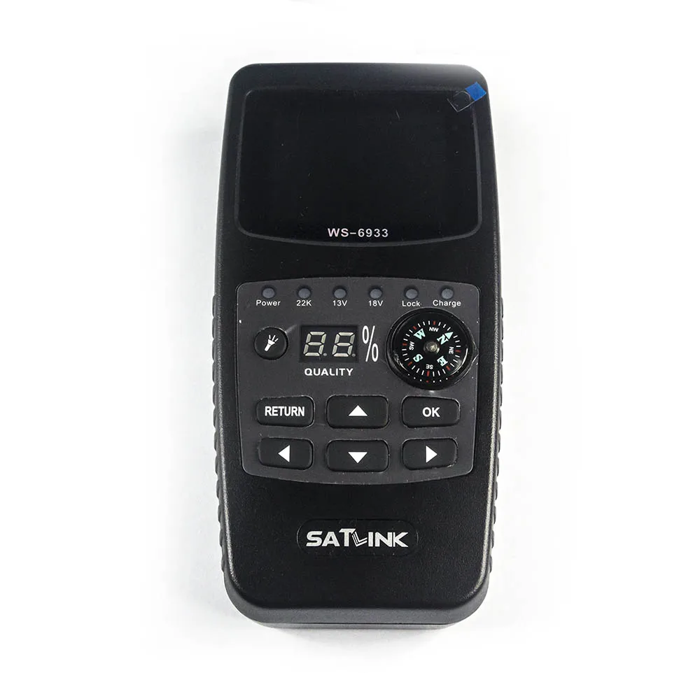 [Genuine]Satlink WS 6933 with battery Satellite Finder DVB-S2 FTA CKU Band Satlink Digital Satellite Finder Meter ws-6933