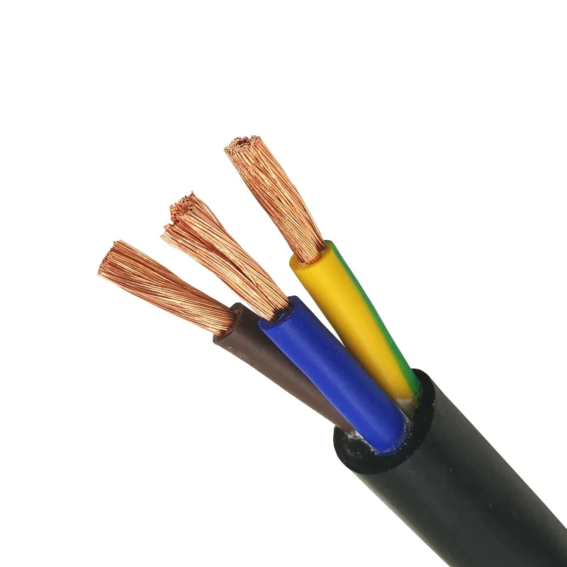 18AWG 0.75mm2 RVV Black Cable Wiring 2/3/4/5/6/7/8/10/12/16/20 Multi Core Wiring Pins Control Signal Wire