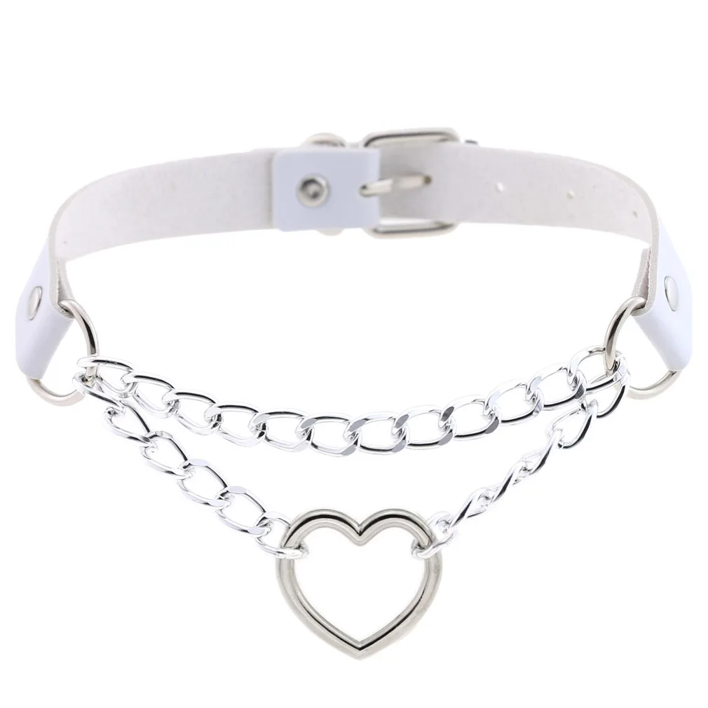 White Exotic Accessories of Leather Choker Necklace with Ears Hood Mask for Fetish Couples Bdsm Bondage Sex Toys Adult Sex Shop