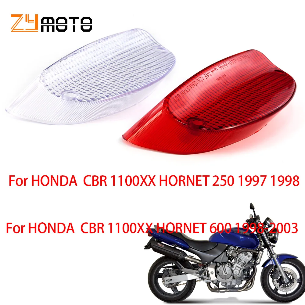 For HONDA CBR1100XX HORNET 250 1997 1998 HORNET 600 1998 - 2003 Motorcycle Tail Rear Brake Light Stop Light Lamp Cap Cover Shell