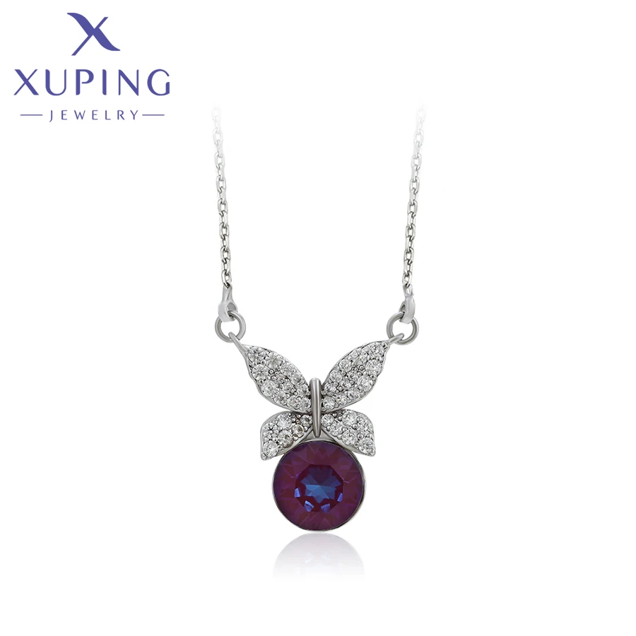 Xuping Jewelry Fashion New Crystals Pendant Necklaces for Women Brithday Gift 810670520