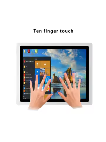 10 12 15 17 Inch Industrial Tablet pc all in one pc Inte core i3-3217U With Capacitive Touch Screen for Windows 10 pro Linux