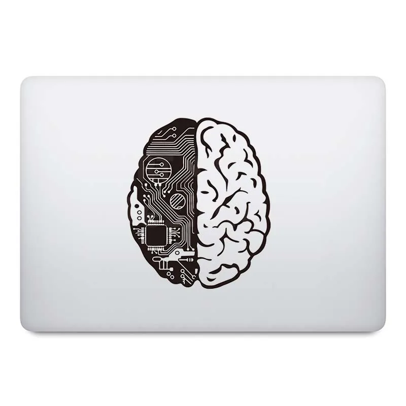 Computer Brain Creative Vinyl Laptop Sticker Skin for Macbook Decal Pro 14 16 Air Retina 12 13 15 Inch Mac HP Notebook diy Decor