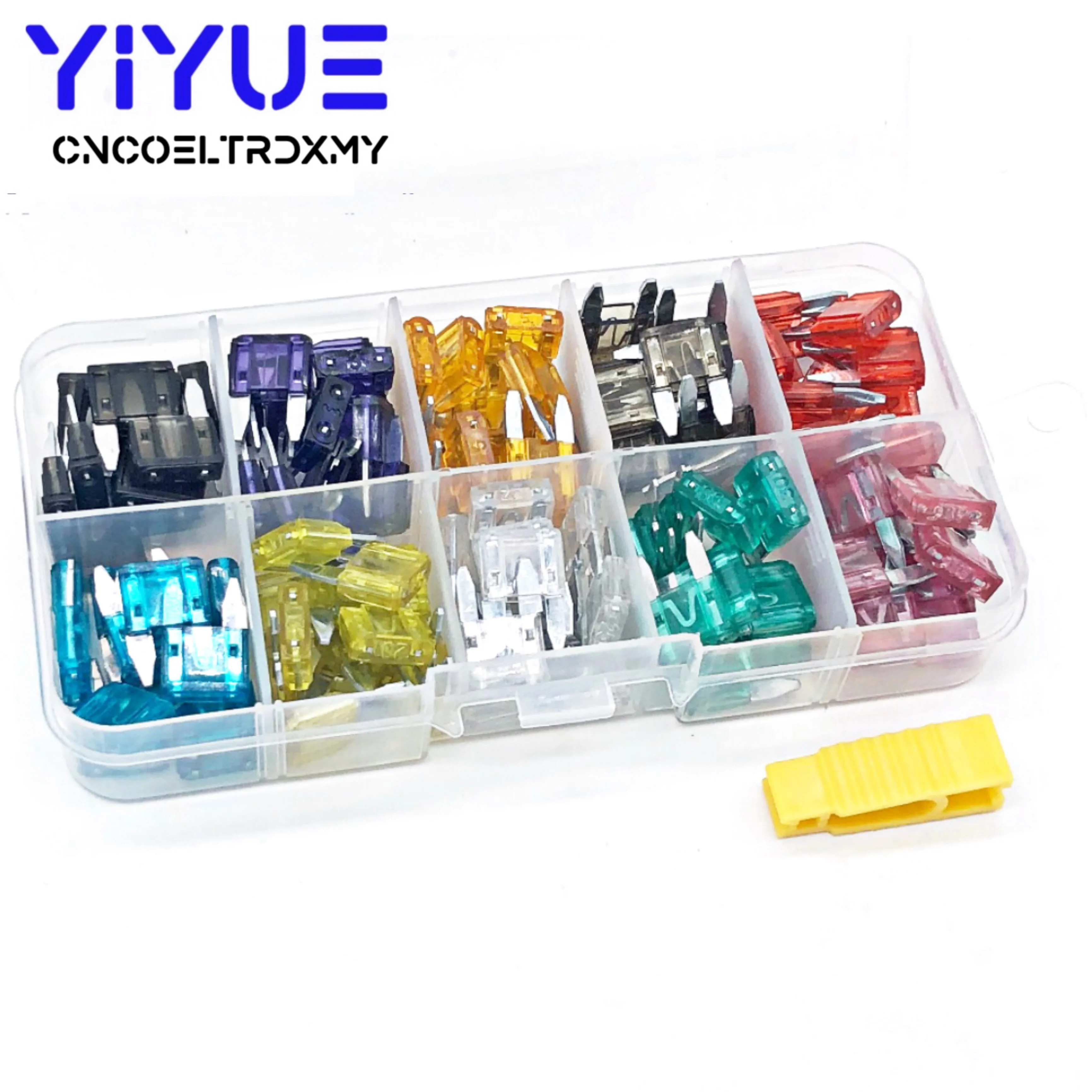 120pcs Car Fuses 2A 3A 5A 7.5A 10A 15A 20A 25A 30A 35A Standard Small Fuse with Box Clip Assortment Auto Blade Type Fuse Set