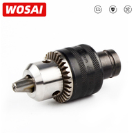 WOSAI Drill Chuck Driver Converter 1/2 Inch 1.5-13mm Keyless Drill Chuck Adapter for Impact Driver Self-locking Electric Tools