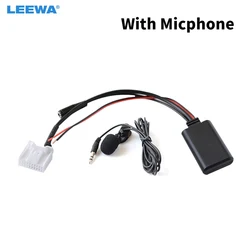 LEEWA Car Wireless Bluetooth Module Aux Audio Cable Music Adapter With Micphone For Toyota 4Runner Camry Rav4 AUX Cable #CA6197
