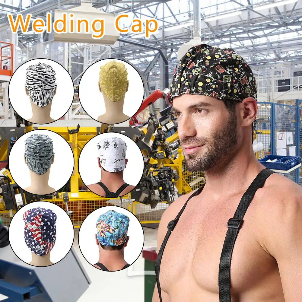 elastic welder welding protective hat cap scarf flame retardant cotton safety head full protection hoods 1pc 01