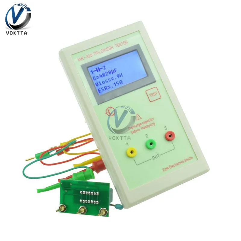 MK-328 TR LCR Tester Transistor Inductance Capacitance Resistance Meter Automatic Detection Cemiconductor Device Analyzer