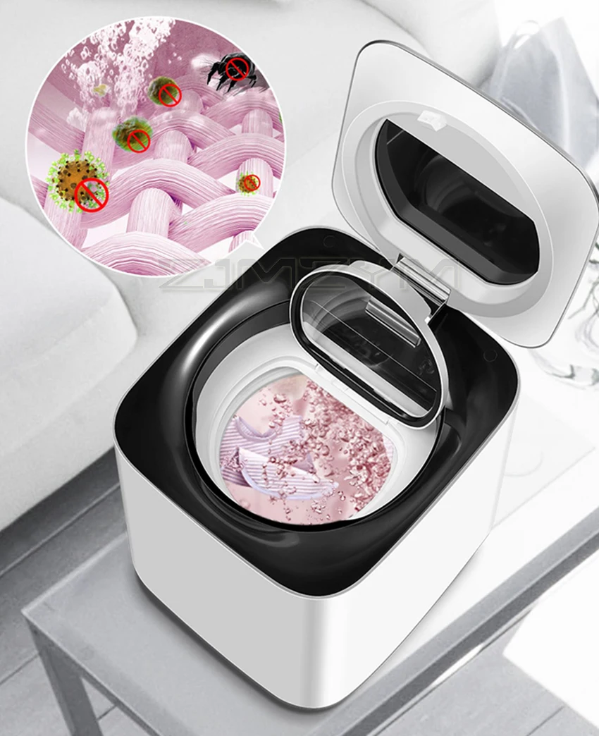 휴대용 전자동 세탁기 및 건조기, 다기능 고온 가정용 여행용 미니 세탁기, 2KG