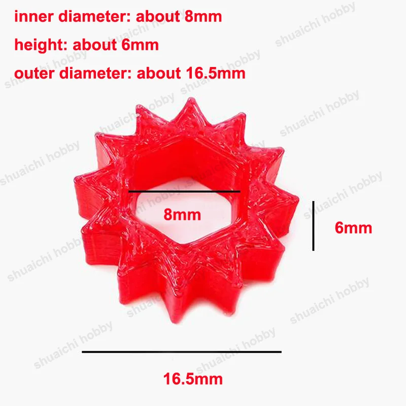 10PCS 3D Printing Quick Release Tool SMA Antenna Auxiliary Wattle Wheel Anti Slip Hand-twisted Gadget Install Remove Tools