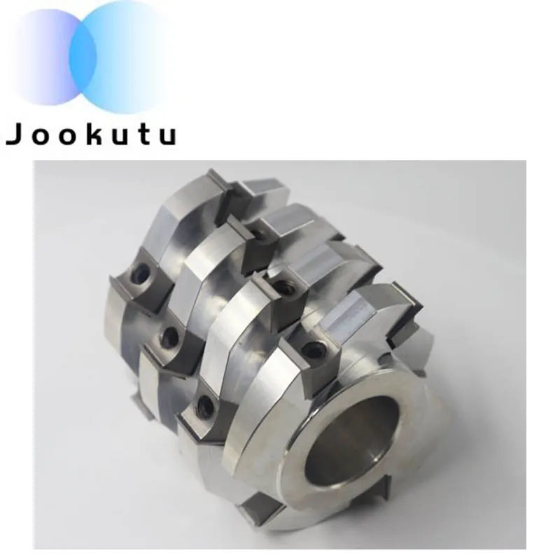 Wood Planer Four Side Moulder Hss Cutting Tool Spiral Cutter Head Heavy Sprial Planing Cutter Head Helical Cutter