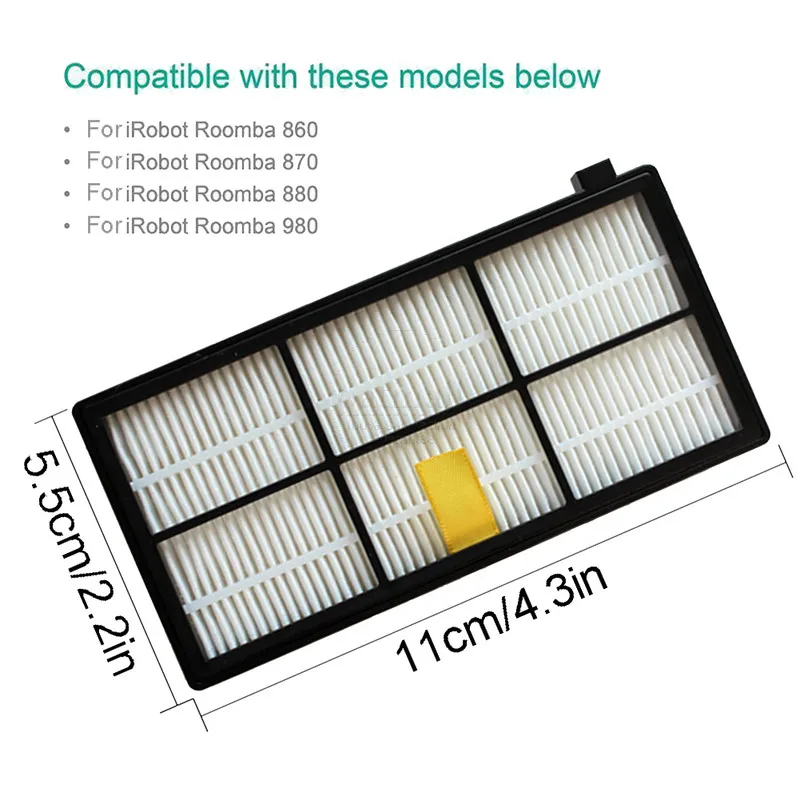 Accessories For iRobot Roomba 800 900 Series 805 860 870 871 880 890 960 980 985 Vacuum Side Brush Extractors Hepa Filter Parts