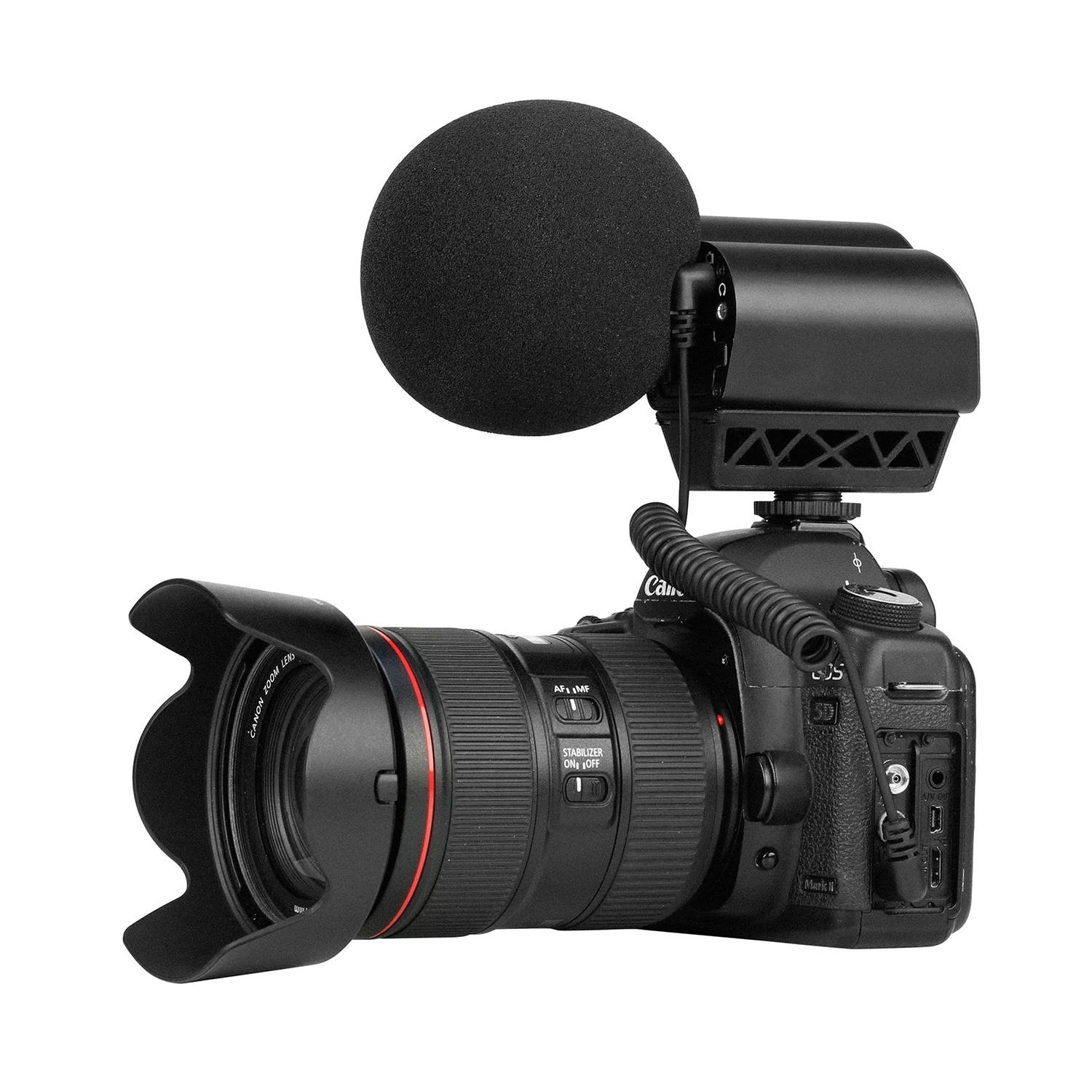 Saramonic Vmic Stereo Mark II On-Camera Condenser Microphone for DSLR Mirrorless Video Camera Interview Shoot Film Making Vlog