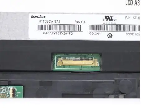 Tela lcd para notebook com sensor de toque de 11.6 polegadas, compatível com lenovo thinkpad 11e, yoga gen 6, 20se, 20sf, display de led