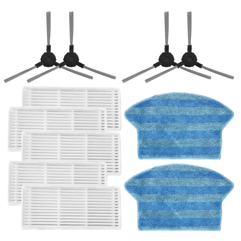 Cepillo lateral para aspiradora Midea VCR03, filtro Hepa, paño para mopa, piezas de Robot aspirador, accesorios de limpieza