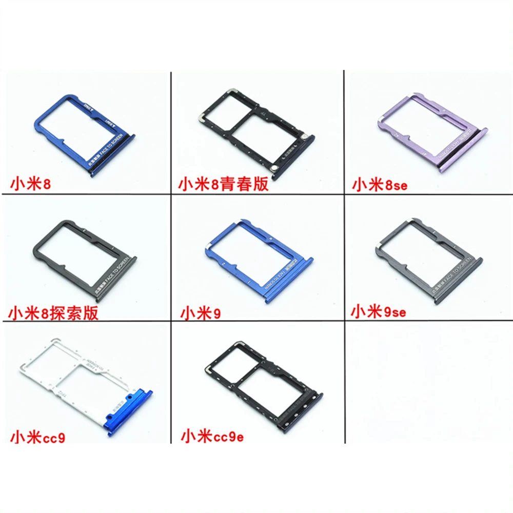 

SD Holder Slot For Xiaomi 8 Pro 8lite 8SE Dual&Single SIM Card Tray