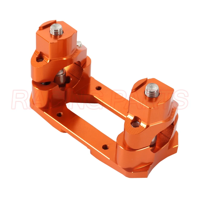 CNC Aluminum 28MM Handlebar Bar Riser Clamps Mount For KTM SX SXF EXC XCW XCFW EXCF 125 250 300 350 400 450 500 530 2000-2015